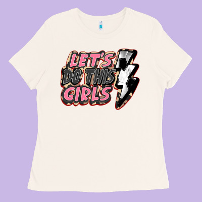 Let's Do This Girls Soccer Ladies Tee Designed By Fadigitalartstudio