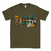 Army Green can't be tamed bull skull Classic Tee - OliviaCreatesArt