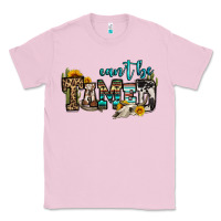 Bubblegum Pink can't be tamed bull skull Classic Tee - OliviaCreatesArt