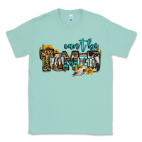 Seafoam can't be tamed bull skull Classic Tee - OliviaCreatesArt