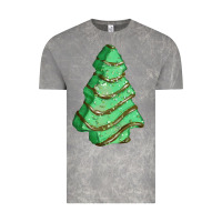 Cloud Rock green christmas cake Vintage Tee - FaDigitalArtStudio