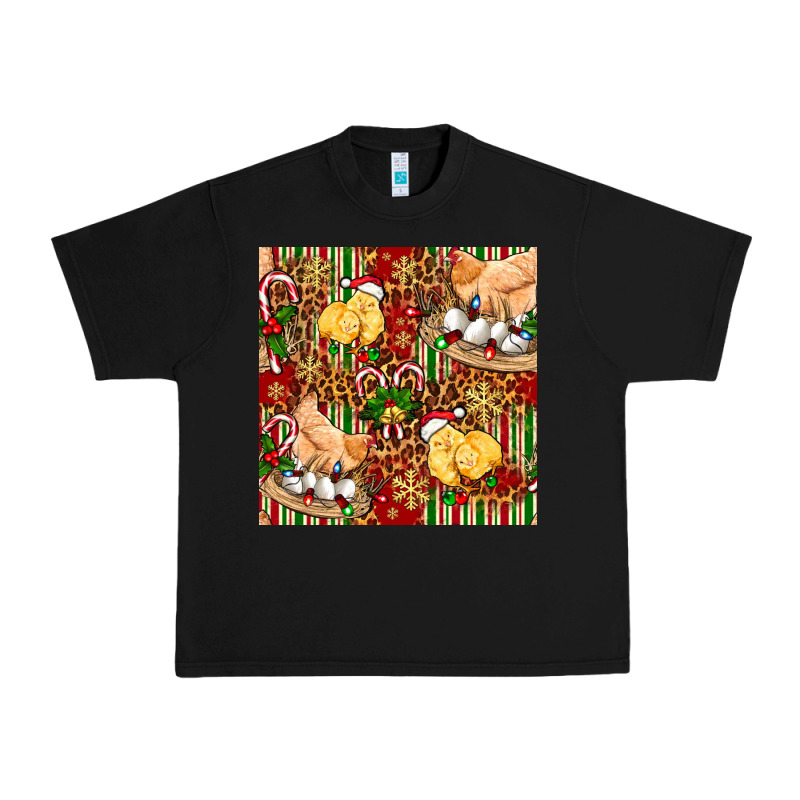 Christmas Chicken Urban Heavy Tee by FaDigitalArtStudio | Teevron