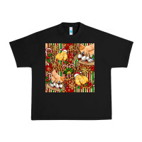 Black christmas chicken Urban Heavy Tee - FaDigitalArtStudio