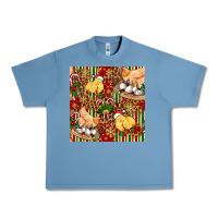 Pebble Blue christmas chicken Urban Heavy Tee - FaDigitalArtStudio