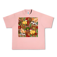 Salmon christmas chicken Urban Heavy Tee - FaDigitalArtStudio