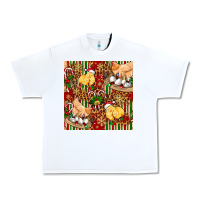 White christmas chicken Urban Heavy Tee - FaDigitalArtStudio