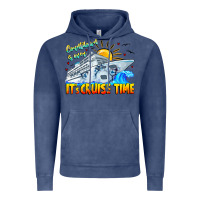 Vintage Denim Countdown Is Over It's Cruise Time Vintage Hoodie - CowhideDigitalArt