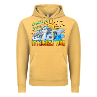 Vintage Mustard Countdown Is Over It's Cruise Time Vintage Hoodie - CowhideDigitalArt