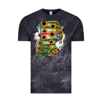Cloud Black Rhode island State aMp Vintage Tee - RanaPortraitStore