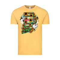 Vintage Mustard Rhode island State aMp Vintage Tee - RanaPortraitStore