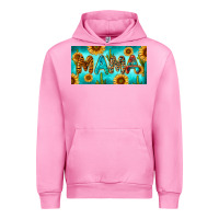 Fuchsia Pink western mama with sunflowers and cactus Urban Hoodie - RanaPortraitStore