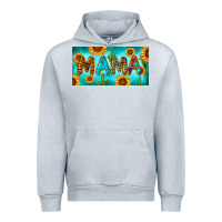 Heather Grey western mama with sunflowers and cactus Urban Hoodie - RanaPortraitStore