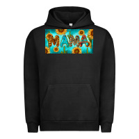 Pigment Black western mama with sunflowers and cactus Urban Hoodie - RanaPortraitStore