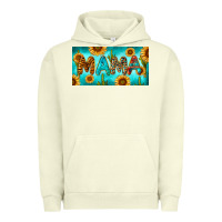 Pigment Pistachio western mama with sunflowers and cactus Urban Hoodie - RanaPortraitStore