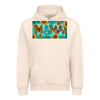 Sandshell western mama with sunflowers and cactus Urban Hoodie - RanaPortraitStore