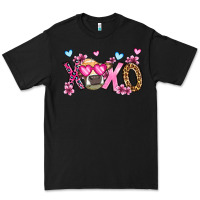 Black xoxo cow valentine's day Premium Tee - OliviaCreatesArt