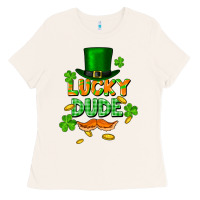 Bone lucky dude St. Patricks Day Ladies Tee - FaDigitalArtStudio