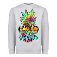 Heather Grey tie dye pineapple, summer Heavyweight Sweatshirt - JahusDesignShop