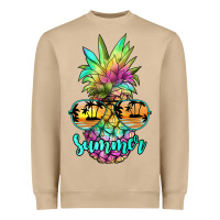 Mushroom tie dye pineapple, summer Heavyweight Sweatshirt - JahusDesignShop