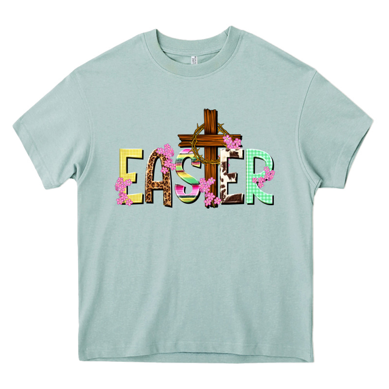 Easter Crown Of Thorns Easter Day Heavy Core Tee by HowdyJamesFarm | Teevron