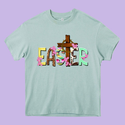 Easter Crown Of Thorns Easter Day Heavy Core Tee Designed By Howdyjamesfarm