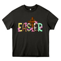Asphalt Easter crown of thorns Easter Day Heavy Core Tee - HowdyJamesFarm