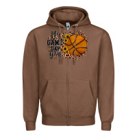 Chestnut it's game day y'all basketball Zipper Hoodie - JahusDesignShop