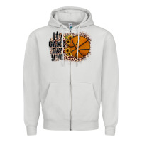 Dove Grey it's game day y'all basketball Zipper Hoodie - JahusDesignShop