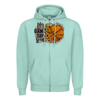 Seafoam it's game day y'all basketball Zipper Hoodie - JahusDesignShop
