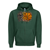 Sports Green it's game day y'all basketball Zipper Hoodie - JahusDesignShop