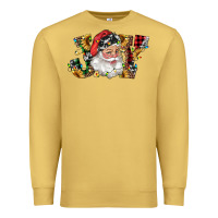 Antique Gold santa joy with sunflowers Premium Sweatshirt - RanaPortraitStore