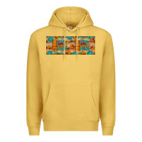 Antique Gold Autumn leaves and pumpkin please 11 oz mug Premium Hoodie - Artiststas
