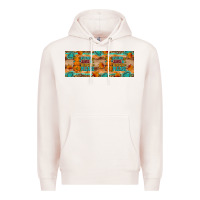 Pale Pink Autumn leaves and pumpkin please 11 oz mug Premium Hoodie - Artiststas