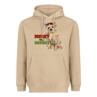 Mushroom merry and bright chihuahua Heavyweight Hoodie - RanaPortraitStore