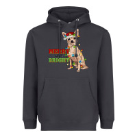 Smoke merry and bright chihuahua Heavyweight Hoodie - RanaPortraitStore