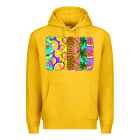 Lemon summer brushstroke Premium Hoodie - Jasminsmagicworld