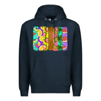 Navy summer brushstroke Premium Hoodie - Jasminsmagicworld