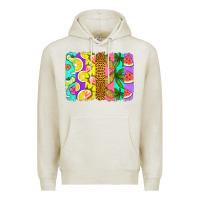 Oatmeal Heather summer brushstroke Premium Hoodie - Jasminsmagicworld