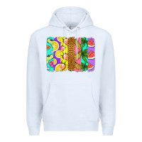 White summer brushstroke Premium Hoodie - Jasminsmagicworld