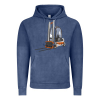 Vintage Denim Forklift Vintage Hoodie - LillyAllenDesigns