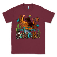Burgundy can't tame a cowgirl Classic Tee - OliviaCreatesArt
