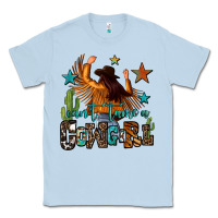 Dusty Blue can't tame a cowgirl Classic Tee - OliviaCreatesArt