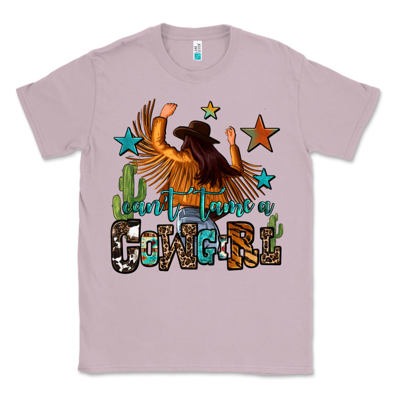 Can't Tame A Cowgirl Classic Tee by OliviaCreatesArt | Teevron