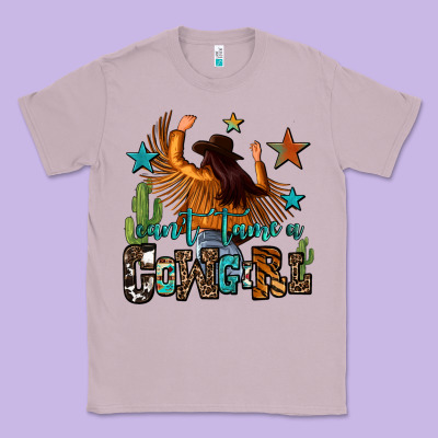 Can't Tame A Cowgirl Classic Tee Designed By Oliviacreatesart