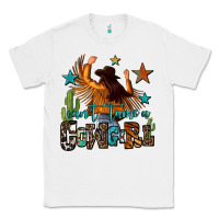 White can't tame a cowgirl Classic Tee - OliviaCreatesArt
