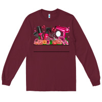 Burgundy Hair Stylist Your Textt Long Sleeve Tee - CowhideDigitalArt