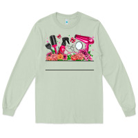 Matcha Hair Stylist Your Textt Long Sleeve Tee - CowhideDigitalArt
