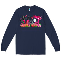 Navy Hair Stylist Your Textt Long Sleeve Tee - CowhideDigitalArt