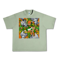 St. Patricks Chicken With Cupcake Leopard Urban Heavy Tee | Teevron