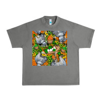 Tornado St. Patricks Chicken With Cupcake Leopard Urban Heavy Tee - FaDigitalArtStudio